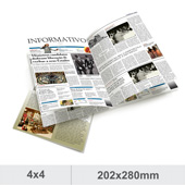 gallery/jornais informativos - 32 páginas - papel sulfite - sem verniz - dobra e granpo
