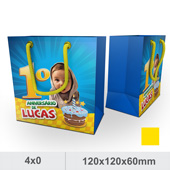 gallery/sacolas personalizadas - extra pequena - 12 x 12 cm - cordão e ilhós