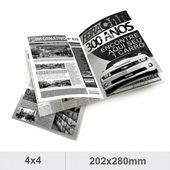 gallery/jornais informativos - 40 páginas - papel sulfite - sem verniz - dobra e granpo