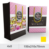 gallery/sacolas personalizadas - pequena - 15 x 21 cm - cordão e ilhós